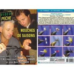 Vidéotel Cadeaux & Décoration|Cadeaux & Décoration * Dvd - Mouches De Saison Avec Jean-Marc Chignard Et Jean-Marc Somare - Peche A La Mouche - Video Peche