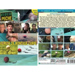 Vidéotel Cadeaux & Décoration|Cadeaux & Décoration * Dvd - Secrets De Montage Carpe Par 8 Pros - Llewellyn, Lebreton, Choinier, Giulio, Ydanez, Smith, Mi