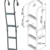 Plastimo Sécurité & Secours^Echelle Marches Etroites Crosses 180°