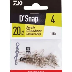 Daiwa Montage Ligne * Emerillon Agrafe Classique - Par 20