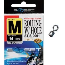 Sunset Montage Ligne * Emerillon Mer Rolling W / Hole St-S-0001 - Par 10