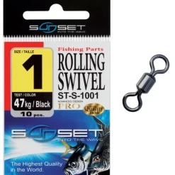 Sunset Montage Ligne * Emerillon Mer Rolling Swivel St-S-1001 - Pack