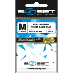 Sunset Montage Ligne * Emerillon Rolling Rolling With Round Back Snap St-S-9040