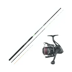 SRT Ensembles Coup & Anglaise^Ensemble Feeder Fish Instinct Swaggy Master Feeder + Moulinet Aska Mfe Fd