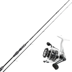 Stucki Fishing Ensembles Carnassier * Ensemble Spinning Combo Silver Dust