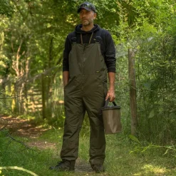 Avid Carp Vestes De Pêche * Ensemble Veste Et Salopette Homme Revolve Waterproof Suit - Kaki