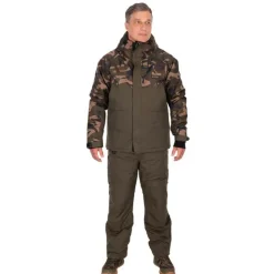 Fox Vestes De Pêche * Ensemble Veste Et Salopette Homme Khaki / Camo Wintersuit