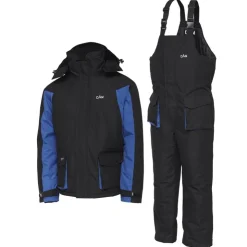 DAM Vestes De Pêche * Ensemble Veste Et Salopette Homme O.T.T. Thermal Suit - Noir/Bleu