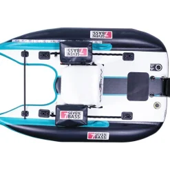Seven Bass Float Tube & Accessoires|Float Tubes & Accessoires^Float Tube Flatform Xl Seafoam-Black