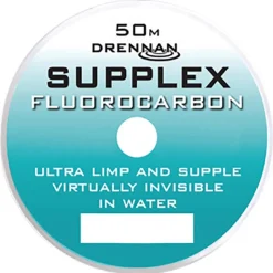 Drennan Fils - Tresses Coup & Anglaise * Fluorocarbone Supplex F'carbon - 50M