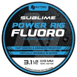 Nytro Fils - Tresses Coup & Anglaise * Fluorocarbone Sublime Power Rig Fluoro - Crystal - 50M