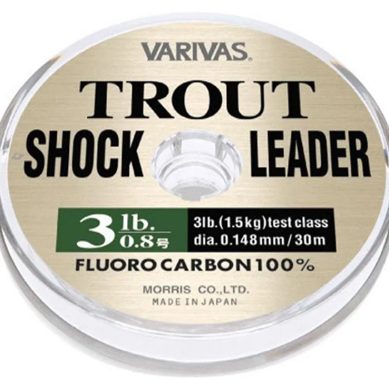 Varivas Fils Truite^Fluorocarbone Trout Shock Leader - 30M