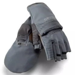 Orvis Bonnets, Tours De Cou & Gants^Gants Softshell Convertible Mitt - Gris