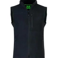 Korda Sweats & Polaires * Gilet Sans Manche Homme Le Fleece - Noir