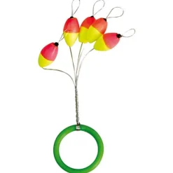 Autain Petit Matériel * Guide Fil Indicateur Fluo Oval Bicolore - Par 5
