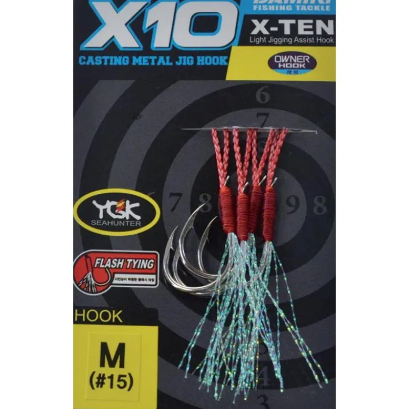 Damiki Hameçons^Hamecon Assist Mer D-Xten - Par 4