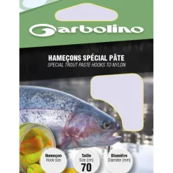 Garbolino Petit Matériel * Hamecon Monte Special Pate - Par 10