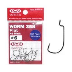 Vanfook Hameçons|Petit Matériel * Hamecon Texan Worm-35B Flat - Pack