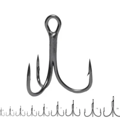 VMC Hameçons * Hamecon Triple Carnassier Inline 2X Renforce 7554 - Etain Brillant - Par 5