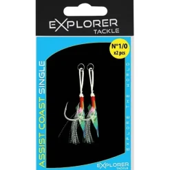 Explorer Tackle Hameçons^Hameçon Assist Coast Line Single - Par 2