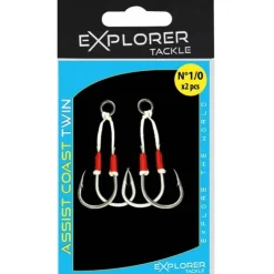 Explorer Tackle Hameçons * Hameçon Assist Coast Line Twin - Par 2