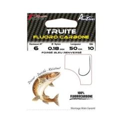 Autain Petit Matériel^Hameçon Monté Truite Fluoro 9335Bl