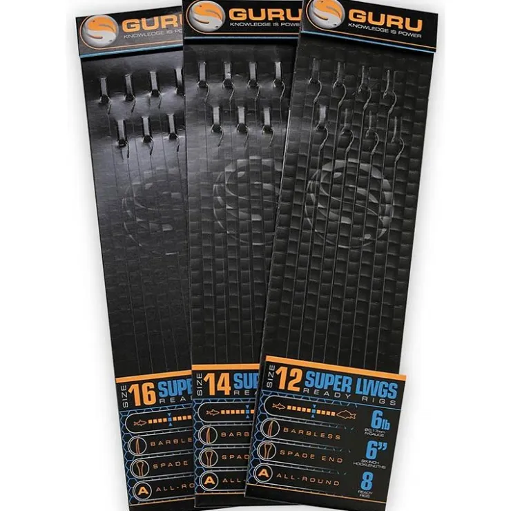 Guru Feeder * Hameçon Monté Super Lwgs Pole Rigs 6”