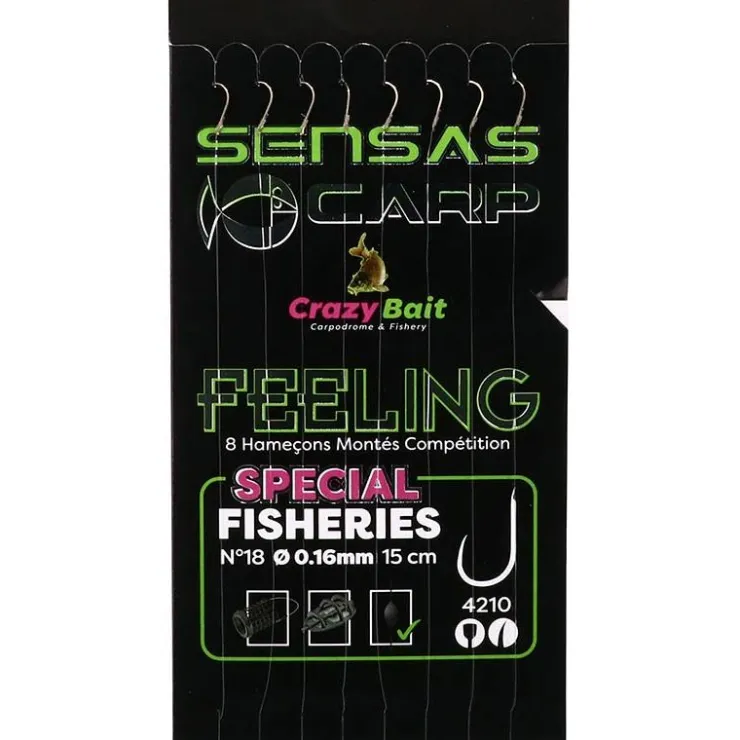 Sensas Feeder * Hameçon Monté Crazy Bait 4210