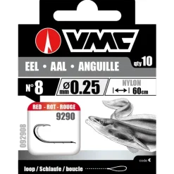VMC Anguilles * Hameçon Monté Eel Red