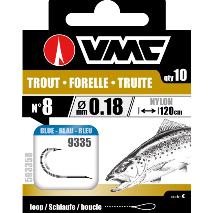 VMC Petit Matériel * Hameçon Monté Trout Blue