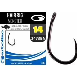 Garbolino Feeder * Hameçon Simple Hair Rig Monster / 2473Bn