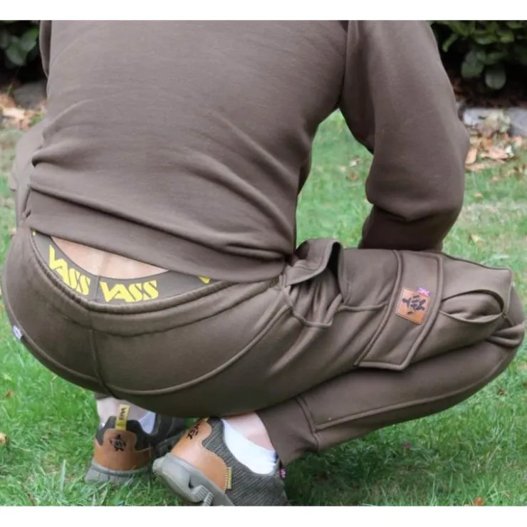 Vass Pantalons, Salopettes & Shorts * Jogging Homme Culture Fishing - Cargo Jogger - Kaki