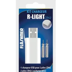Flashmer Bivouac * Kit Chargeur R-Light Pour Piles Rechargeables