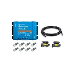 Victron Energy Moteurs Thermiques Bateau|Batteries & Chargeurs * Kit Complet Chargeur Orion Smart 12V 18A Recharge Batterie Auxiliaire Depuis Alternateur