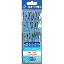 Flashmer Hameçons * Kit Hameçons Montés Spécial Daurade