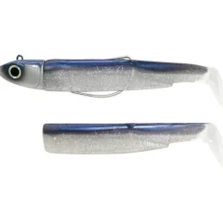 Fiiish Leurres Carnassiers|Leurres Mer * Kit Leurre Souple Arme Combo Black Minnow 120 + Tete Plombee Off Shore