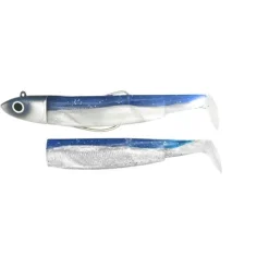 Fiiish Leurres Mer * Kit Leurre Souple Arme Combo Black Minnow 140 + Tete Plombee Off Shore