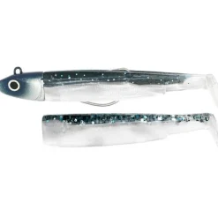 Fiiish Leurres Carnassiers|Leurres Mer * Kit Leurre Souple Arme Combo Black Minnow 90 + Tete Plombee Off Shore