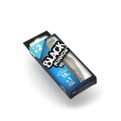 Fiiish Leurres Carnassiers|Leurres Mer * Kit Leurre Souple Arme Combo Black Minnow 90 + Tete Plombee Off Shore