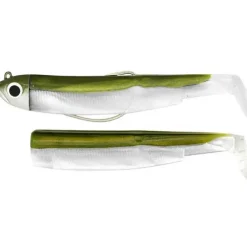 Fiiish Leurres Carnassiers|Leurres Mer * Kit Leurre Souple Arme Combo Black Minnow 90 + Tete Plombee Shore