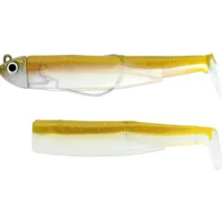 Fiiish Leurres Mer * Kit Leurre Souple Armé Combo Black Minnow 105 + Tête Plombée Shore