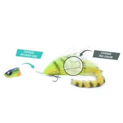 Bim Tackle Leurres Carnassiers * Leurre Coulant Crazy Rabbit Shallow - 33G