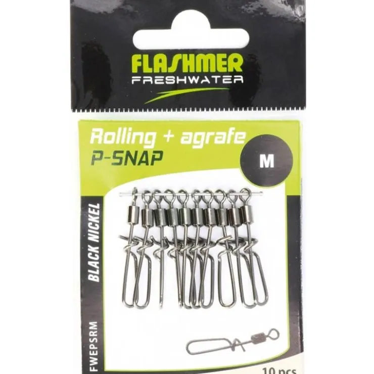 Flashmer Montage Ligne * Émerillon Rolling + P-Snap Fw