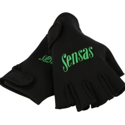 Sensas Bonnets, Tours De Cou & Gants * Mitaines Homme Neoprene Souple - Noir