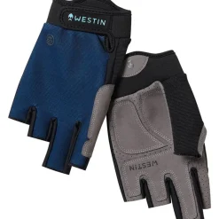 Westin Anti-Uv^Mitaines Homme Drip Upf Half Finger Glove Upf 50 - Petrol Blue