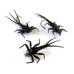Sempe Mouches * Mouche Nymphe Mayfly Noire - Par 3