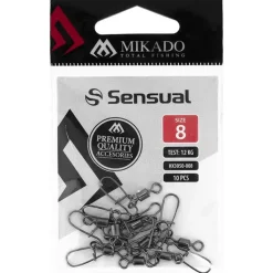 Mikado Montage Ligne|Petit Matériel * Émérillon Agrafe Roller Swivel - With Fastlock Snap