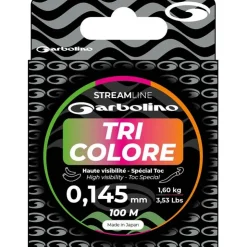 Garbolino Fils Truite * Nylon Streamline Toc Tri-Colore - 100M