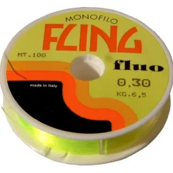 Vesuna Fils Mouche * Nylon Mouche Fling - Jaune Fluo