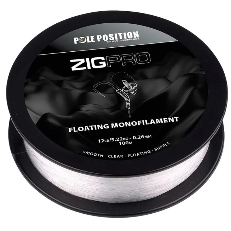 Pole Position Fils - Tresses Carpe^Nylon Zig Pro Clear - 100M